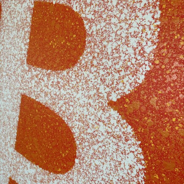 Zoom of the Bitcoin Physical Art "BIG Splush"