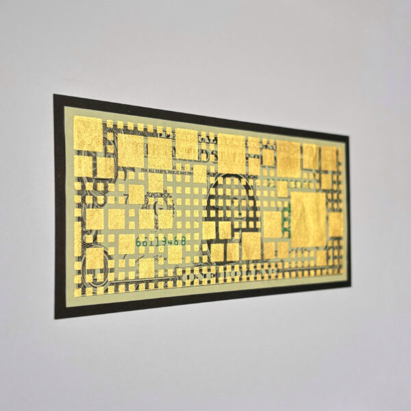 Bitcoin physical art "Mempool Souvenir"